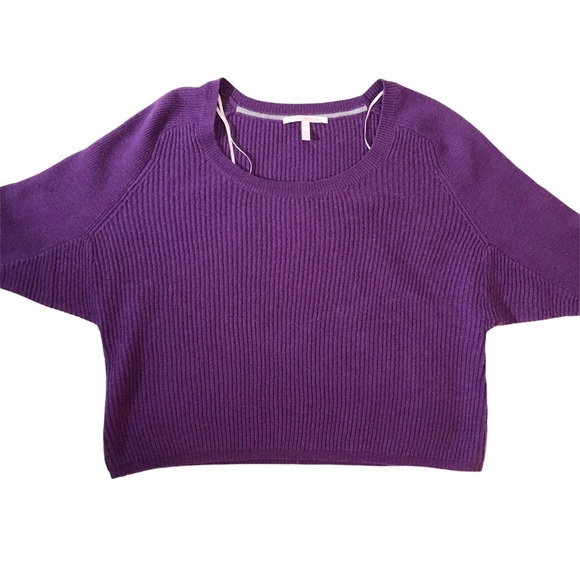 Victorias Secret FINAL PRICE 🌺 Purple Wool V Neck Sweater - Picture 6 of 9
